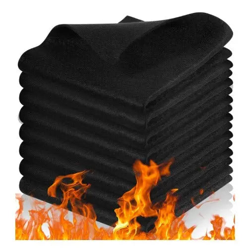 Fire-Retardant Felt Sheet – "Close-up of fire-retardant felt sheet, designed to resist high temperatures and provide safety in industrial applications."