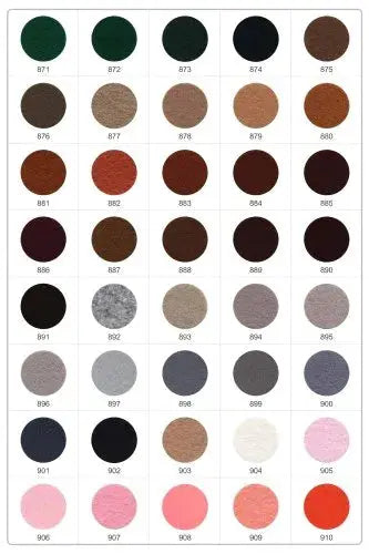 Application of Korean Solitone Felt – "Korean Solitone felt being applied as a lining in automotive interiors, providing sound absorption and thermal insulation."