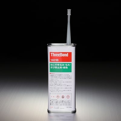 "ThreeBond 1401B anaerobic adhesive – high-strength threadlocker for metal fasteners, ideal for preventing loosening due to vibration"
