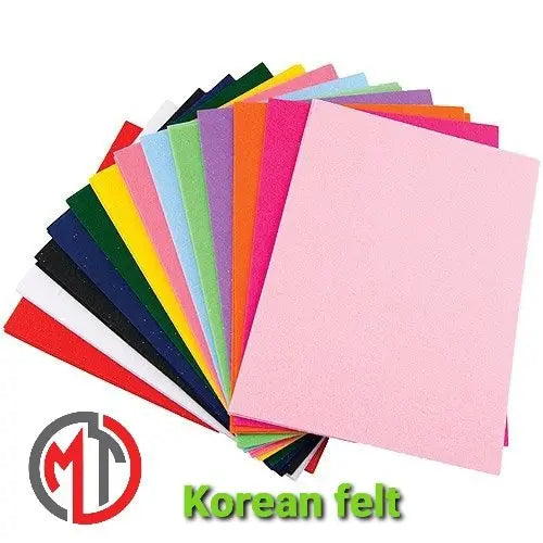 Korean Solitone Felt Material – "Close-up of high-quality Korean Solitone felt, known for its durability and smooth texture, used in various industrial and crafting applications."
